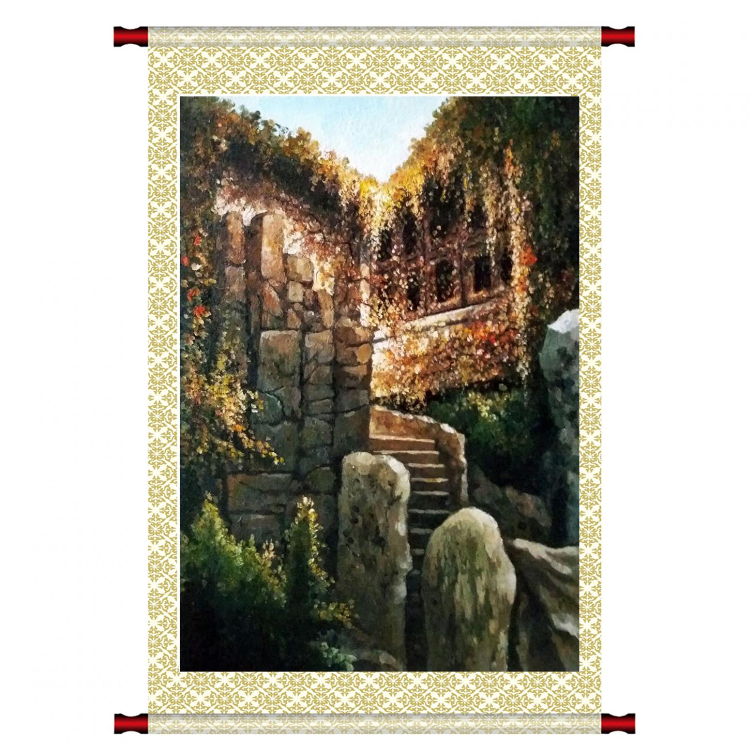 高劍峰油畫作品《【揚州公園】作者高劍峰》【圖1】