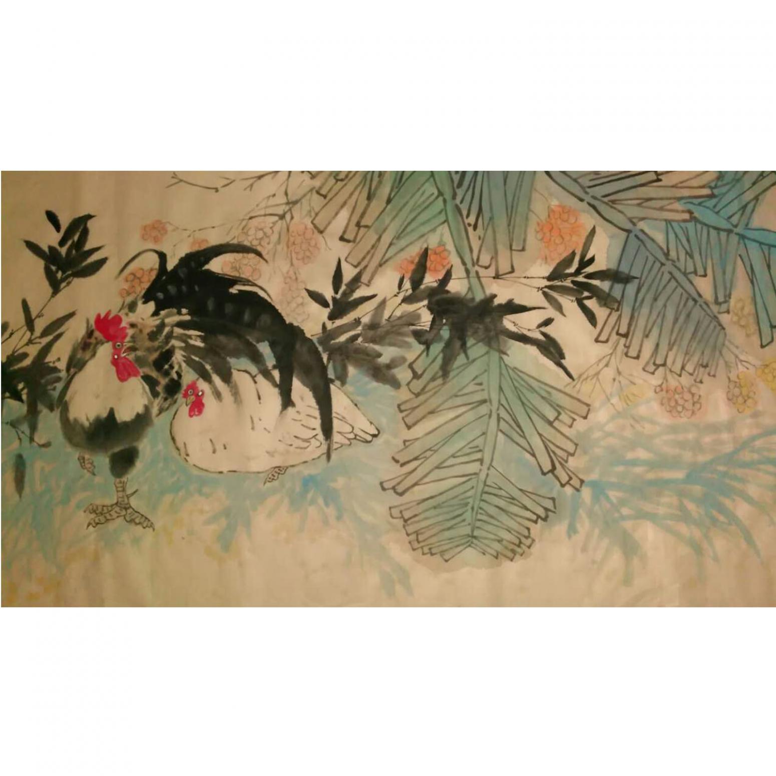 尹曉軍國(guó)畫(huà)作品《【大吉大利】作者尹曉軍》