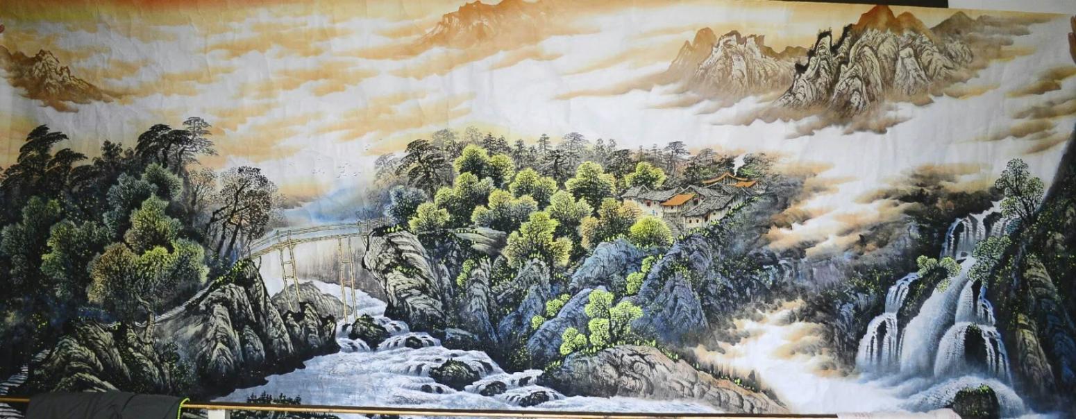 劉恒勝國畫作品《【山水24】作者劉恒勝》【圖0】