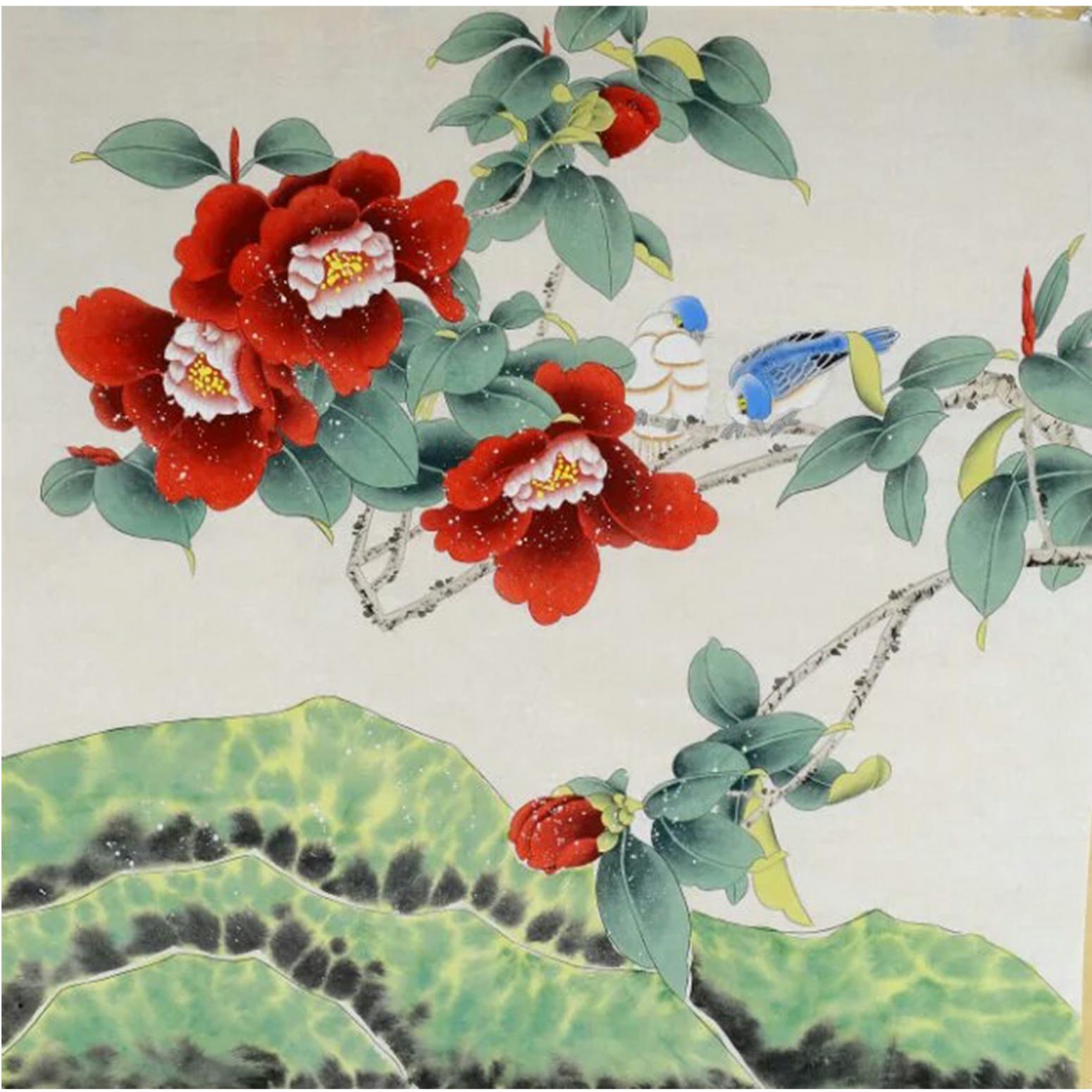 劉恒勝國(guó)畫(huà)作品《【花鳥(niǎo)6】作者劉恒勝》