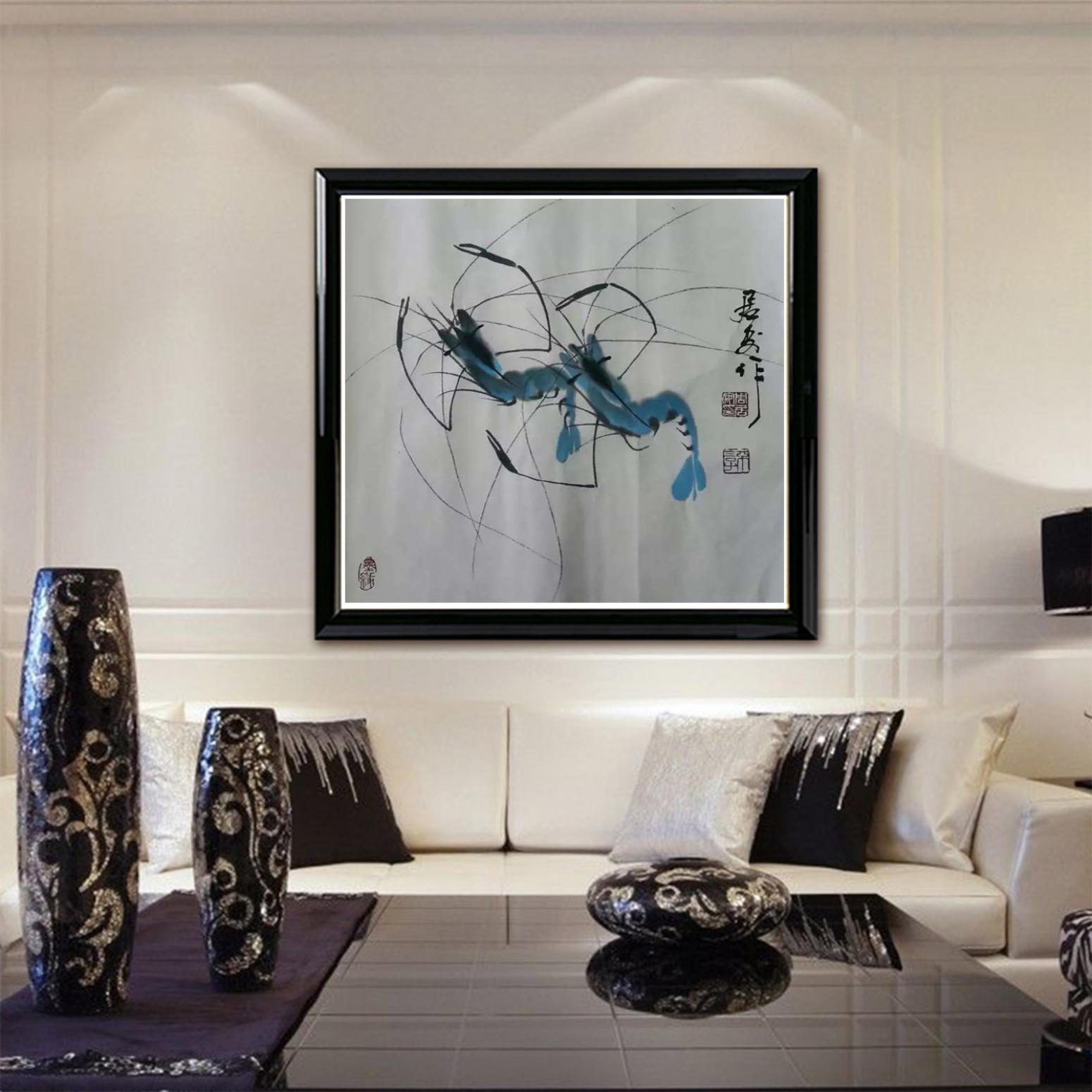 周居安國畫作品《【相親相愛】作者周居安》【圖3】