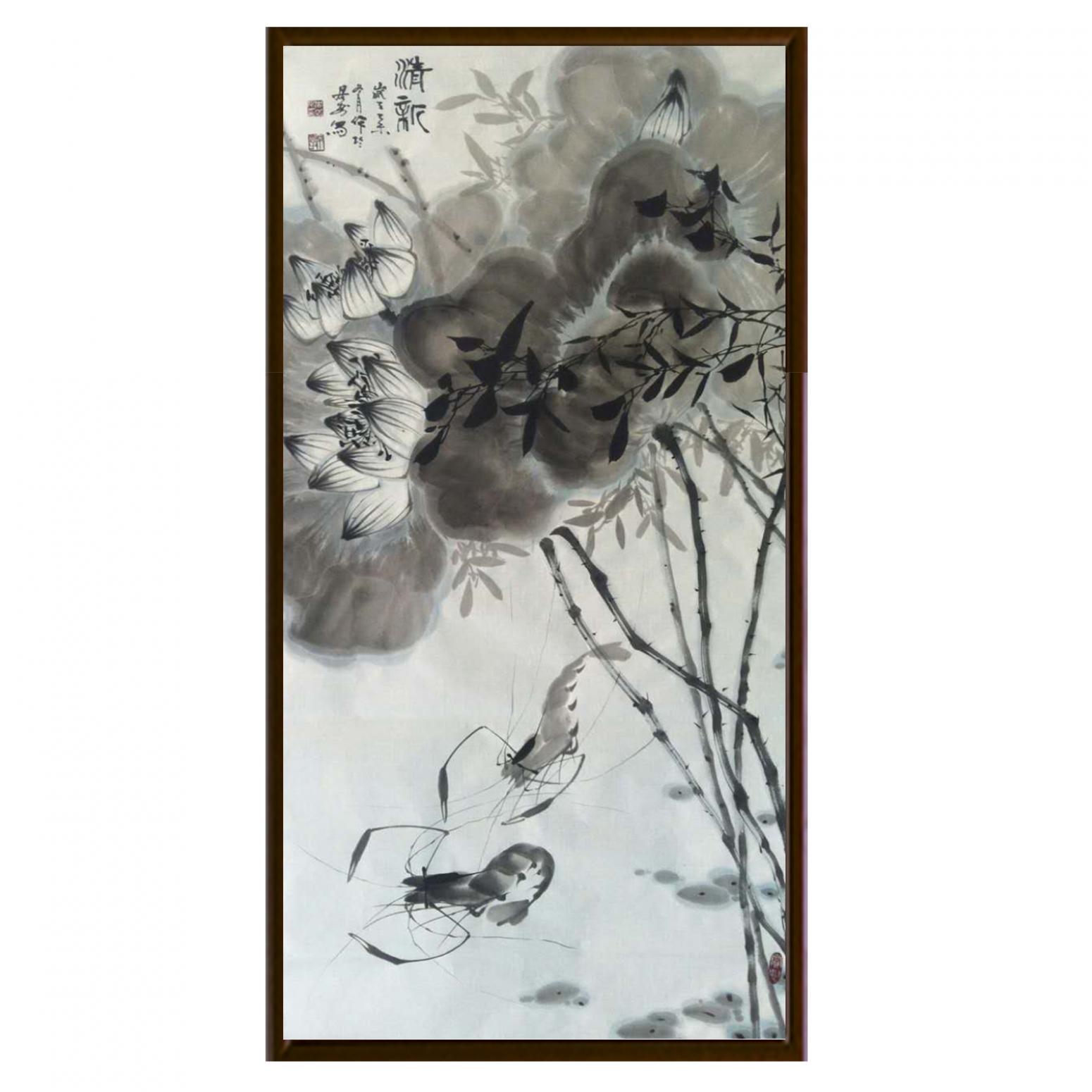 周居安國畫作品《【清新】作者周居安》【圖2】