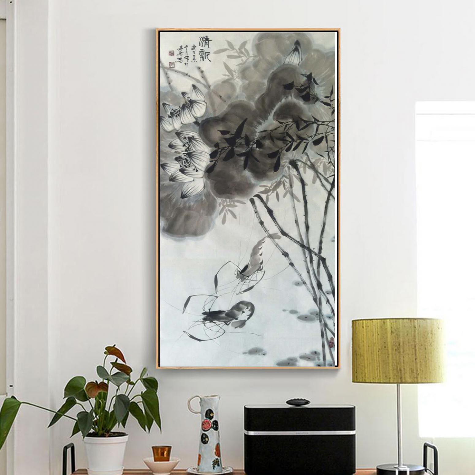 周居安國畫作品《【清新】作者周居安》【圖3】