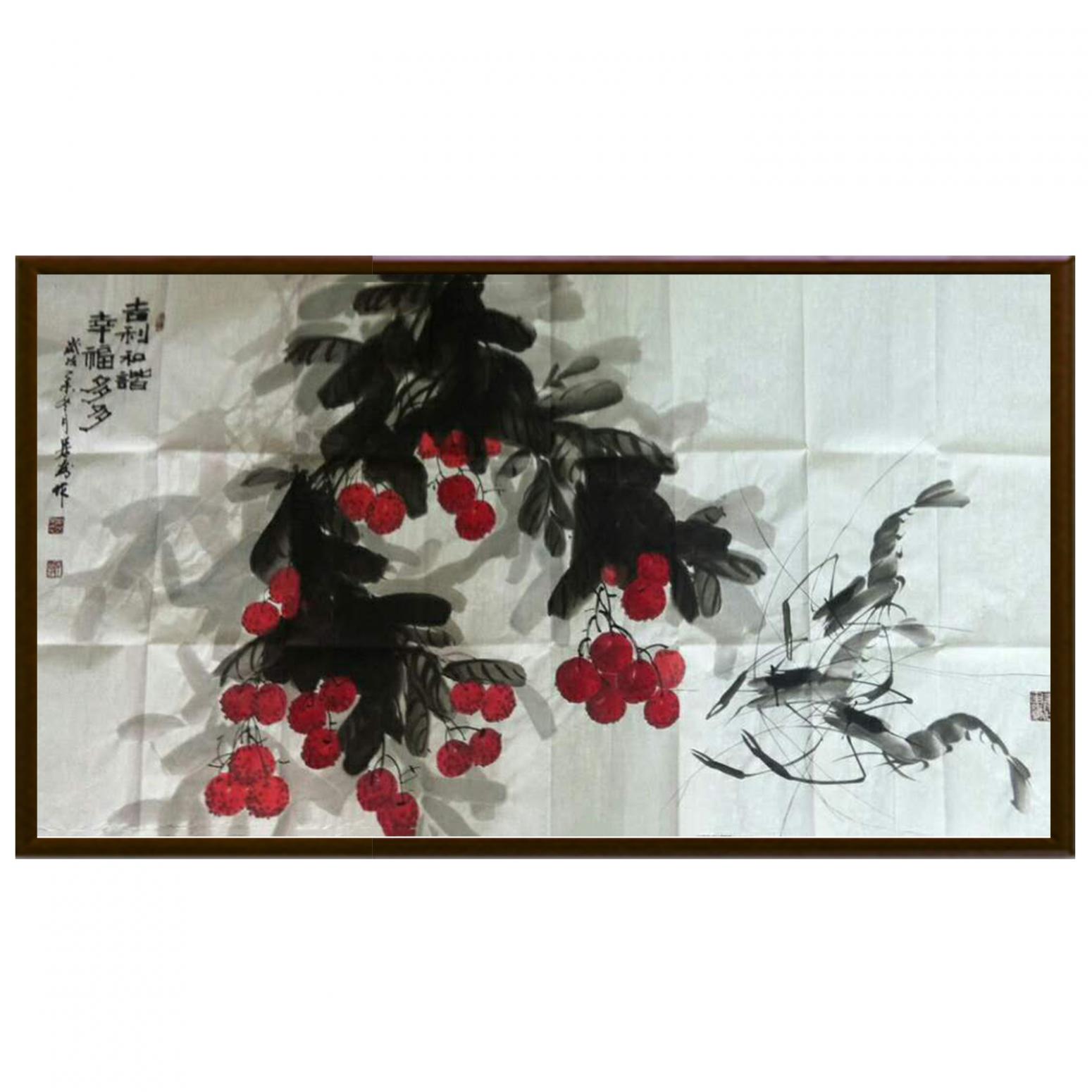 周居安國(guó)畫作品《【吉利和諧】作者周居安》【圖2】