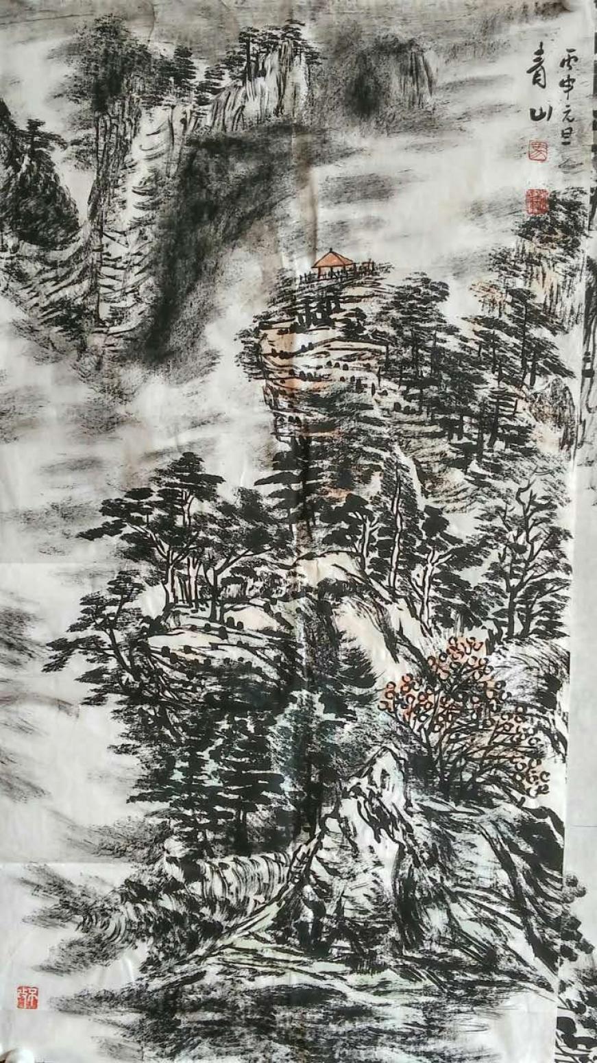 馬青山國畫作品《【青山】作者馬青山》【圖0】