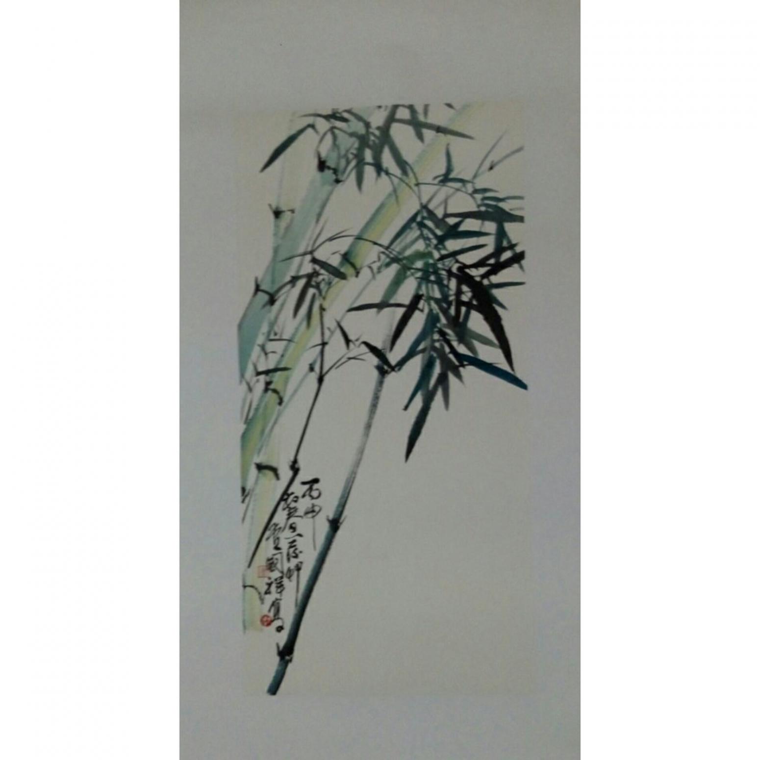 丁國祥國畫作品《【竹子3】作者丁國祥》