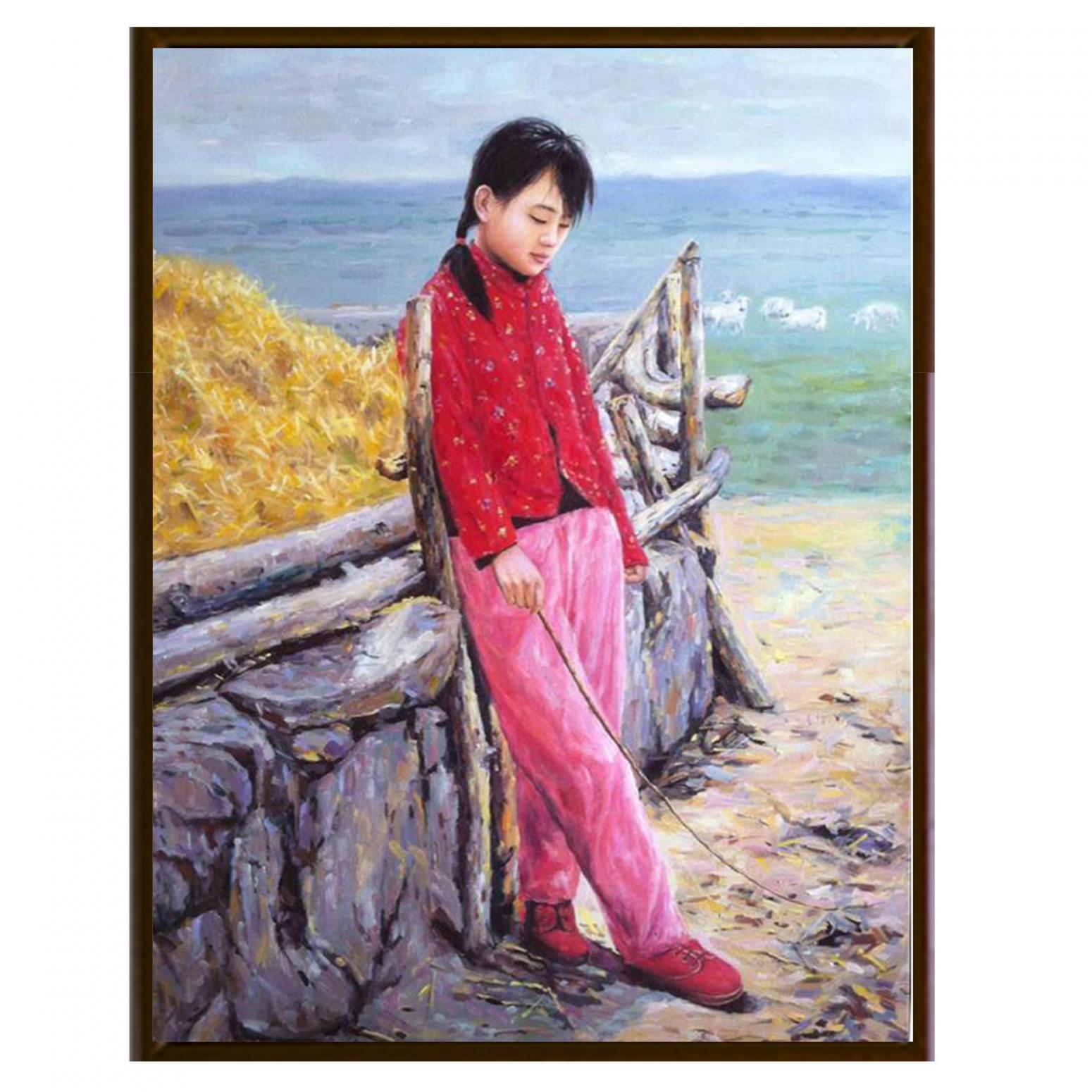 凌振寧油畫作品《【回憶】作者凌振寧》【圖2】