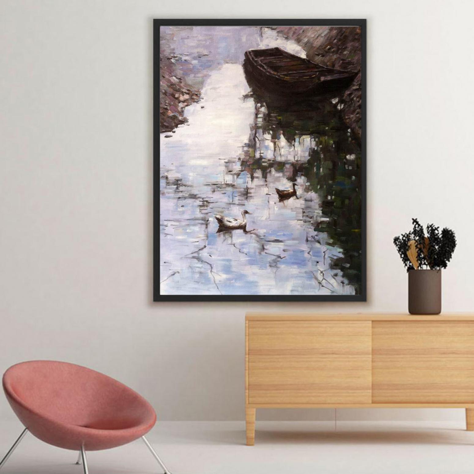 凌振寧油畫作品《【油畫 風(fēng)景】作者凌振寧》【圖3】