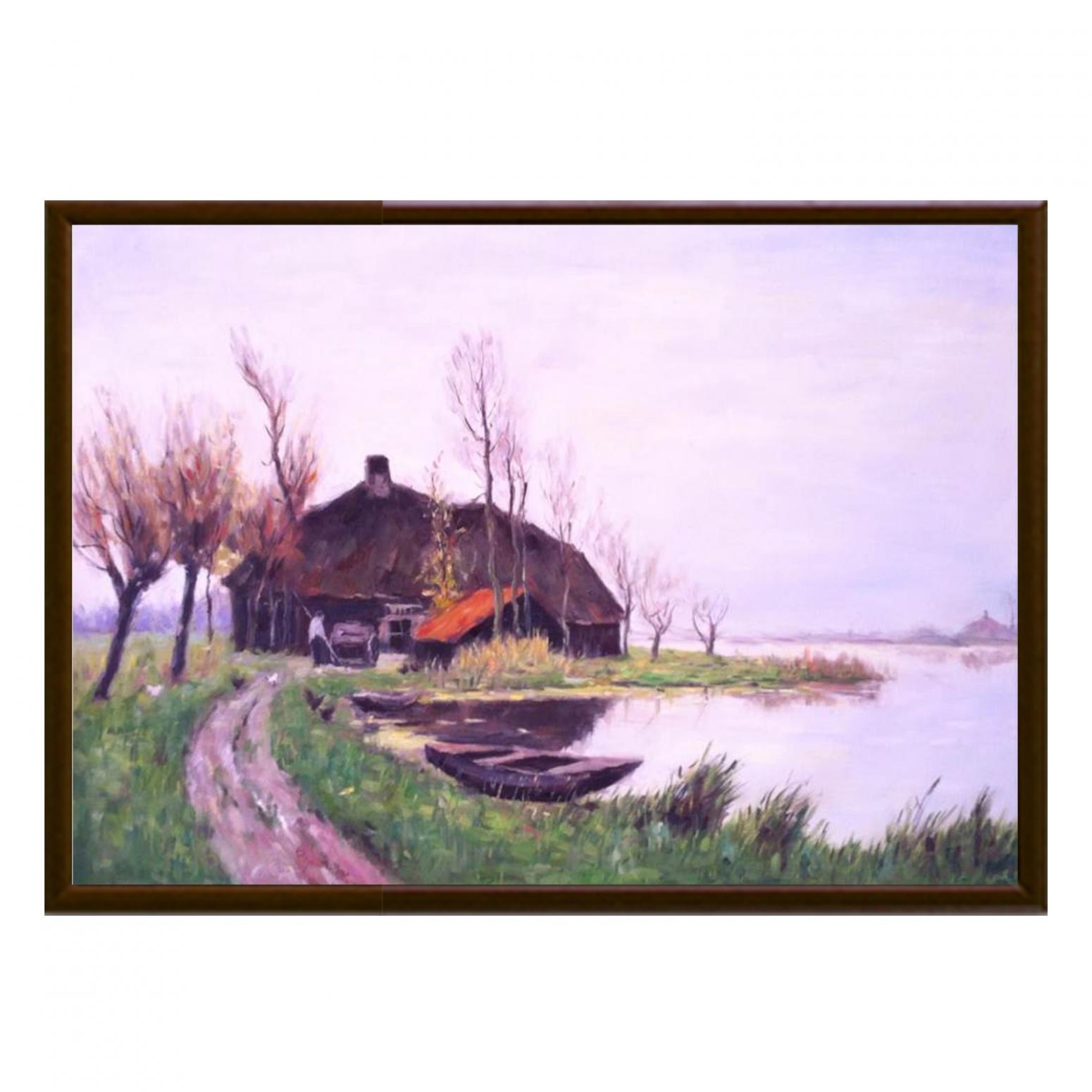 凌振寧油畫作品《風景油畫》【圖2】