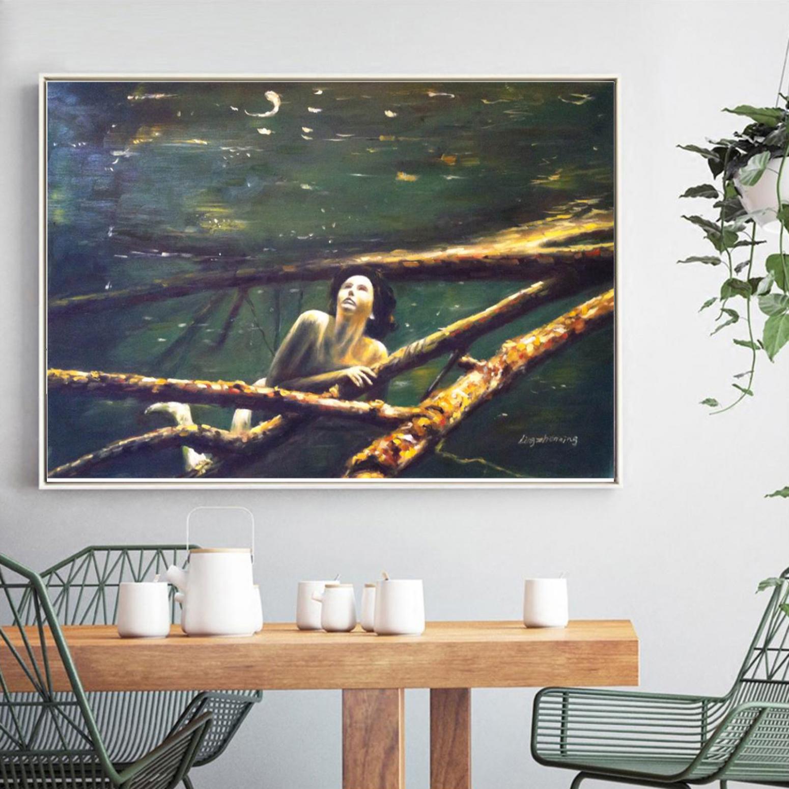 凌振寧油畫(huà)作品《【人物油畫(huà)4】作者凌振寧》【圖3】