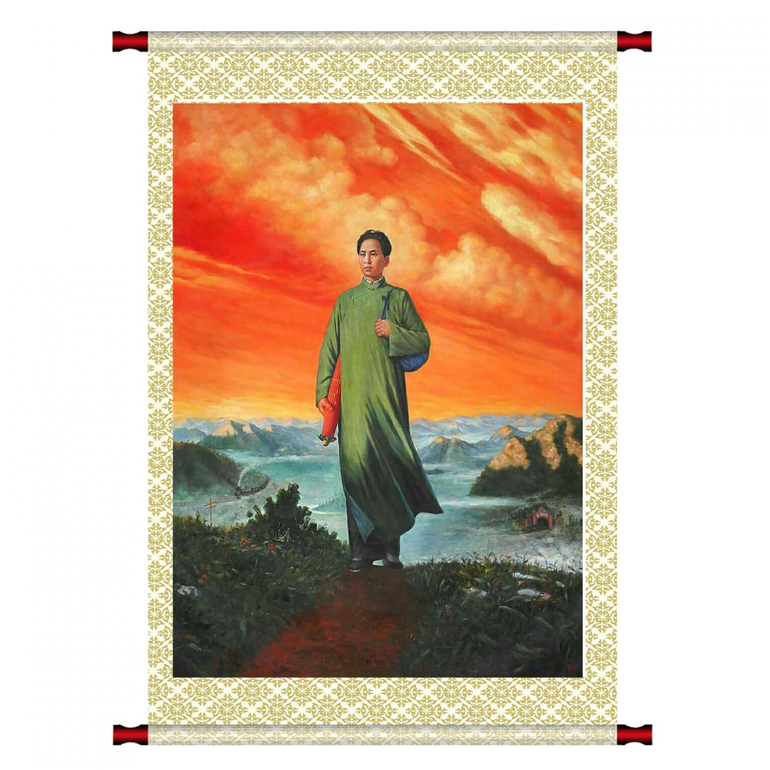 張恒久油畫作品《紅色恒久》【圖1】
