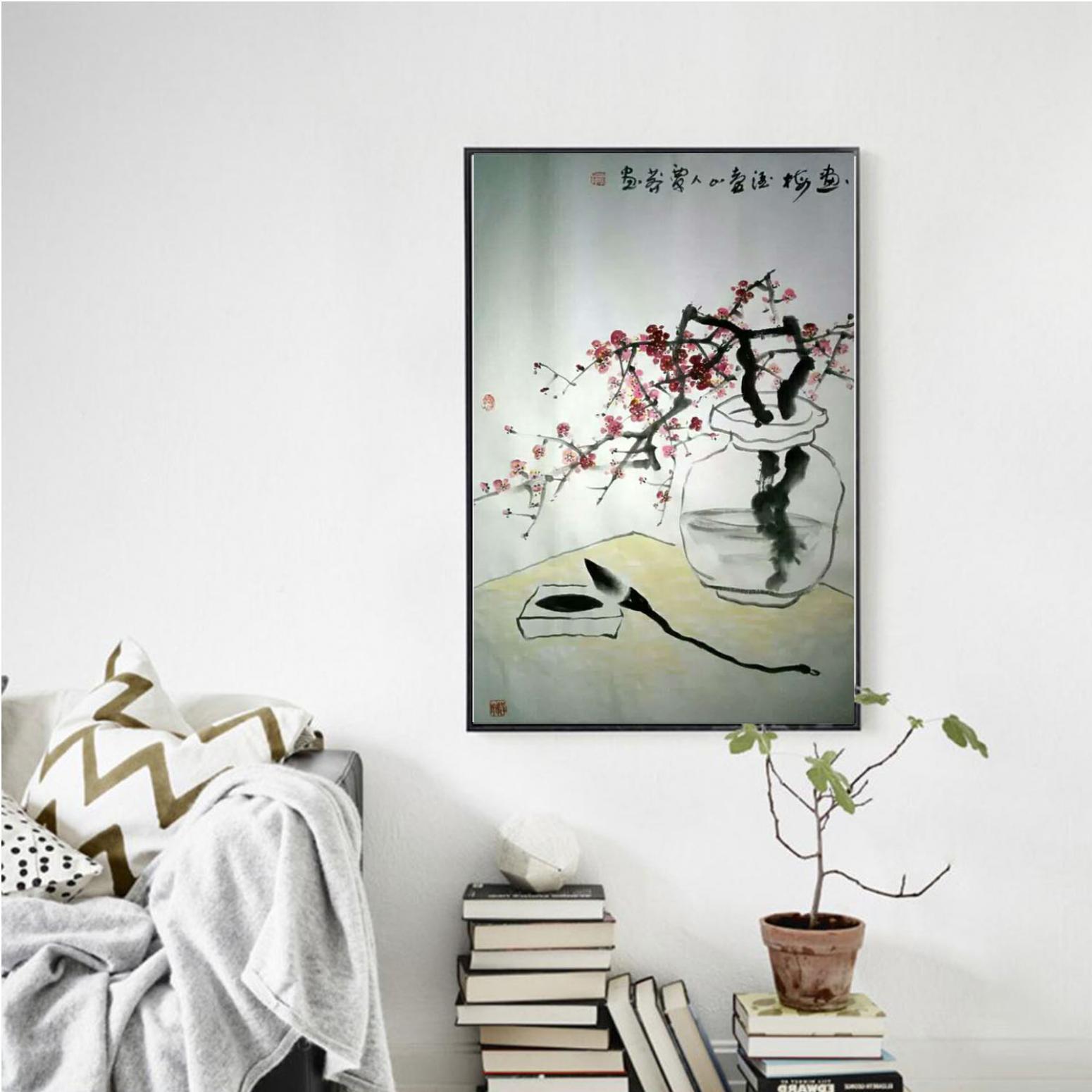 覃莽國畫作品《【畫梅】作者覃莽》【圖3】