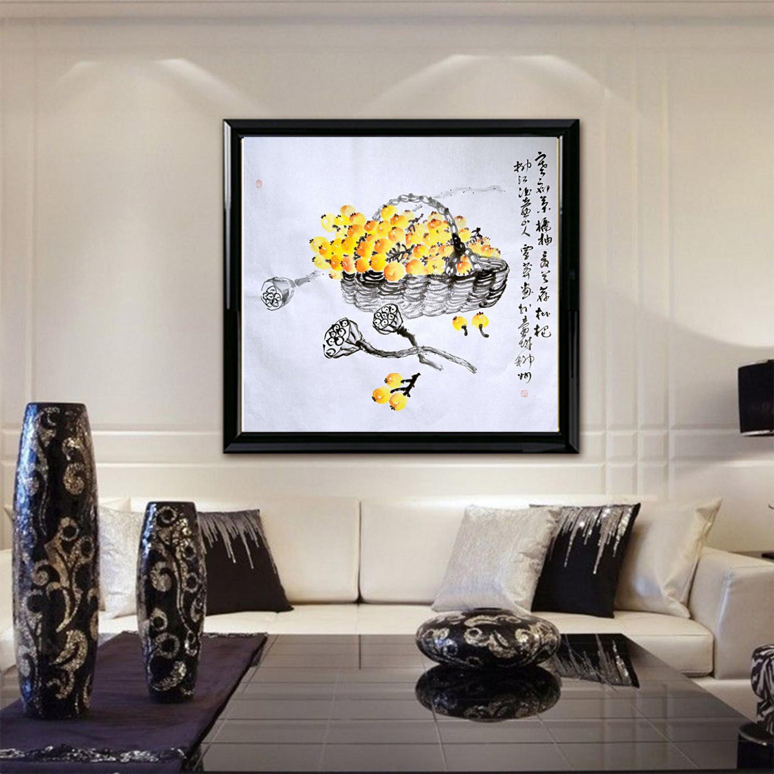 覃莽國(guó)畫(huà)作品《【果香滿(mǎn)溢】作者覃莽》【圖3】
