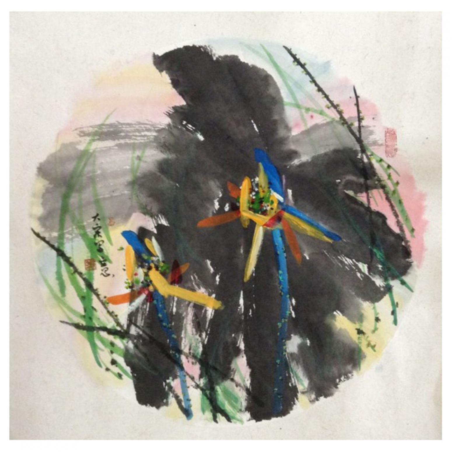 宋榮杰國畫作品《【水墨畫5】作者宋榮杰》