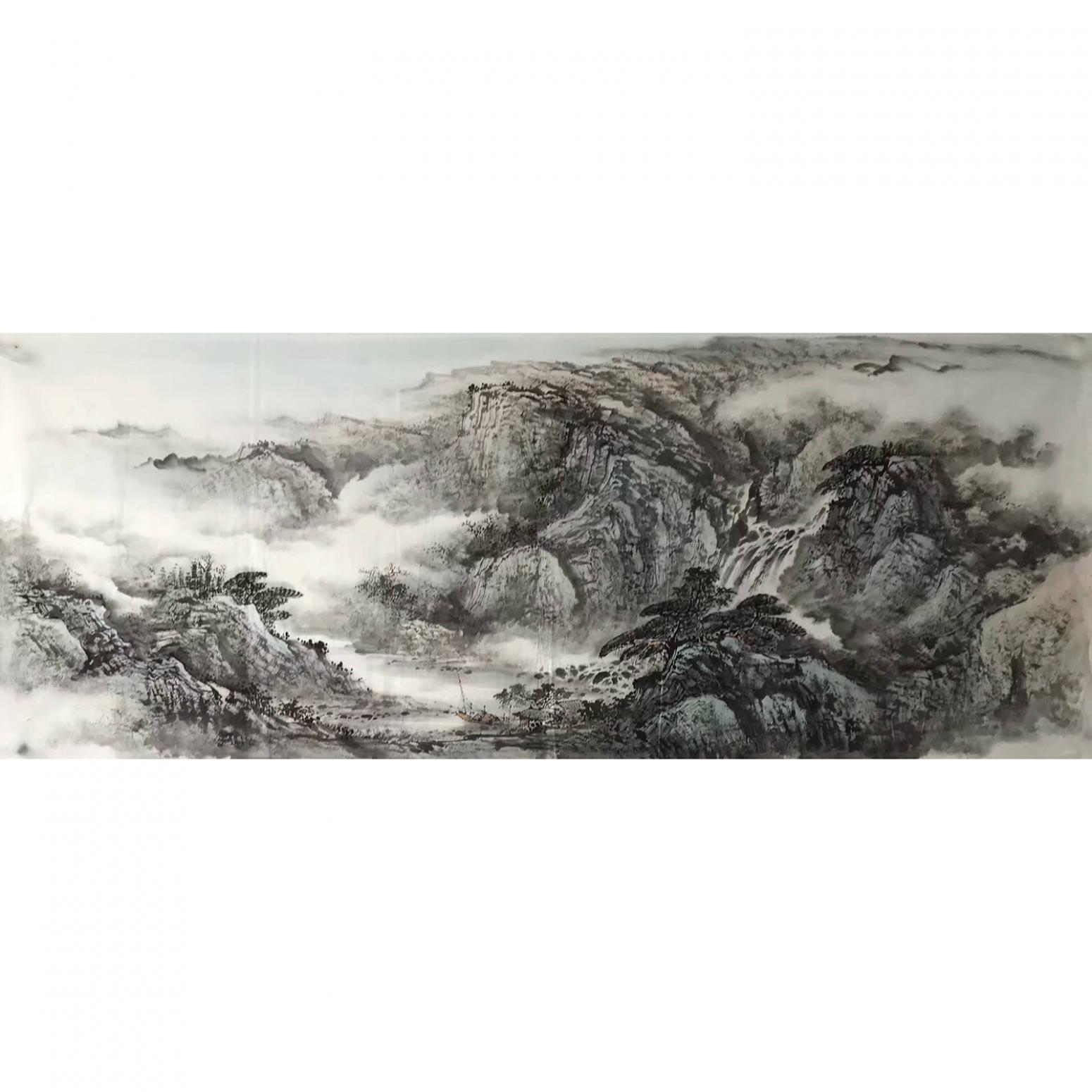 許國華國畫作品《【山水3】作者許國華》