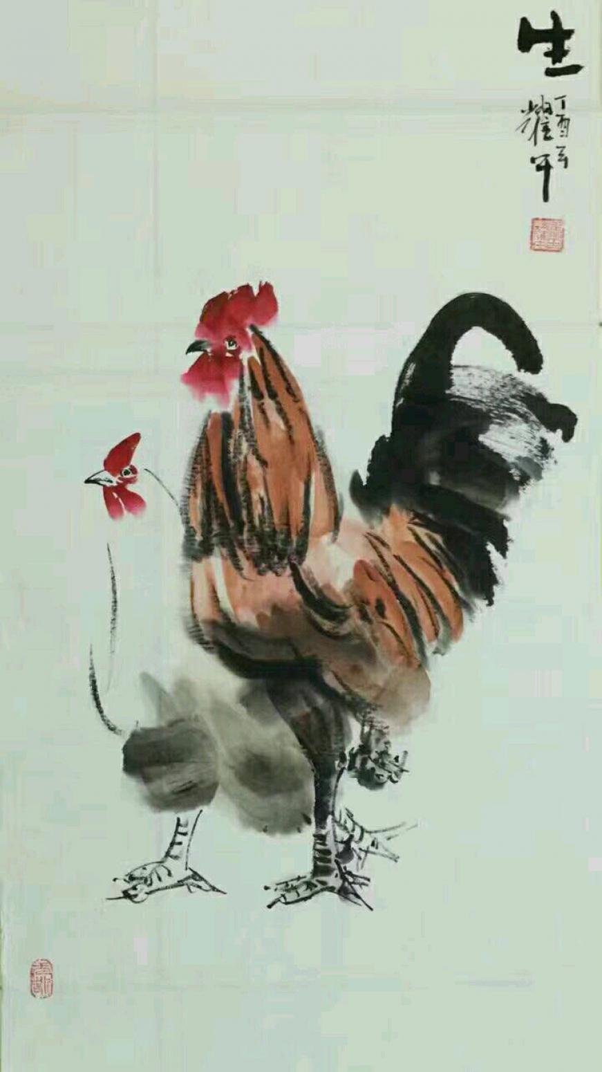 馮耀午國(guó)畫作品《【生機(jī)勃勃3】作者馮耀午》【圖0】