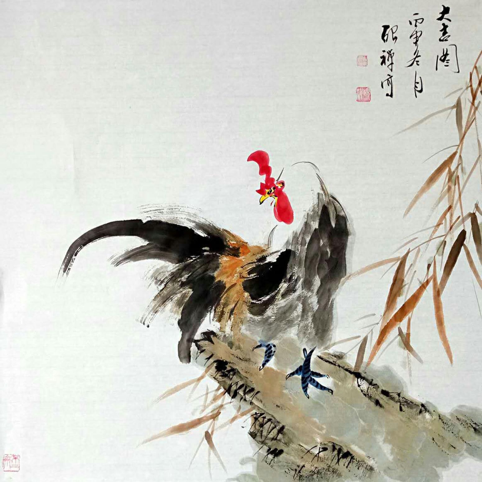 張清永國畫作品《【大吉圖2》【圖0】