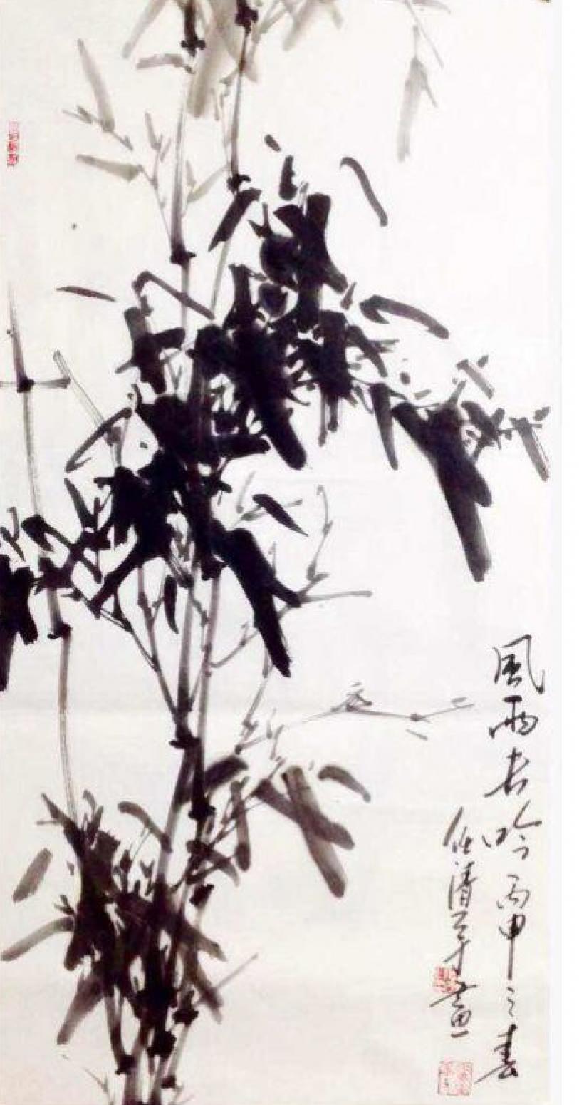 任清宇國畫作品《【風(fēng)雨春吟】作者任清宇》【圖0】