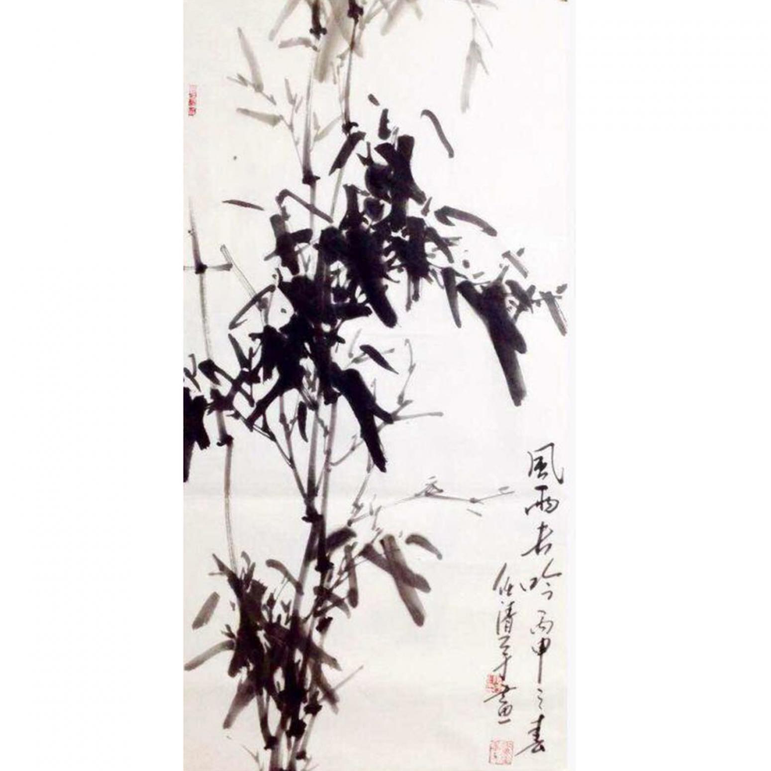 任清宇國畫作品《【風(fēng)雨春吟】作者任清宇》