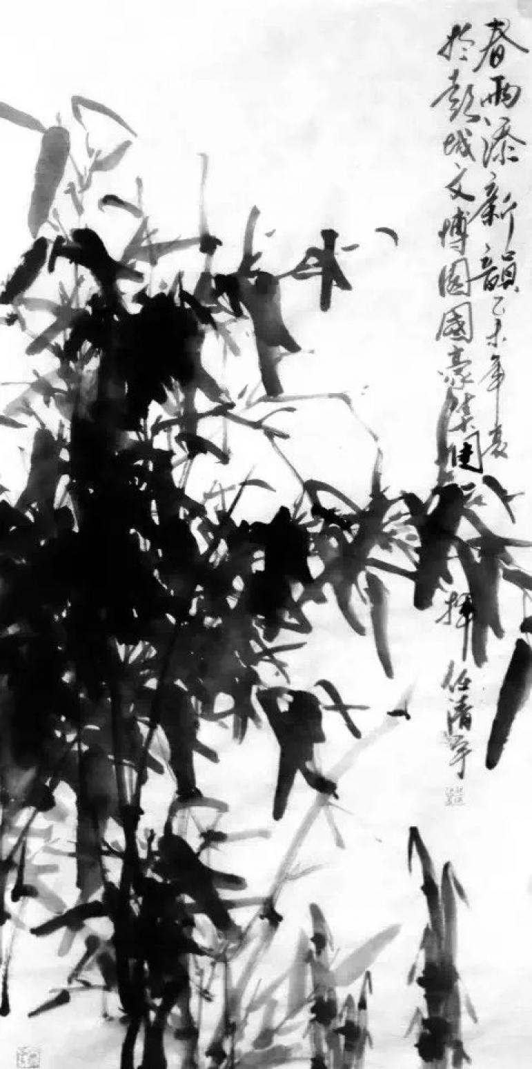 任清宇國畫作品《【春雨添拳頭】作者任清宇》【圖0】