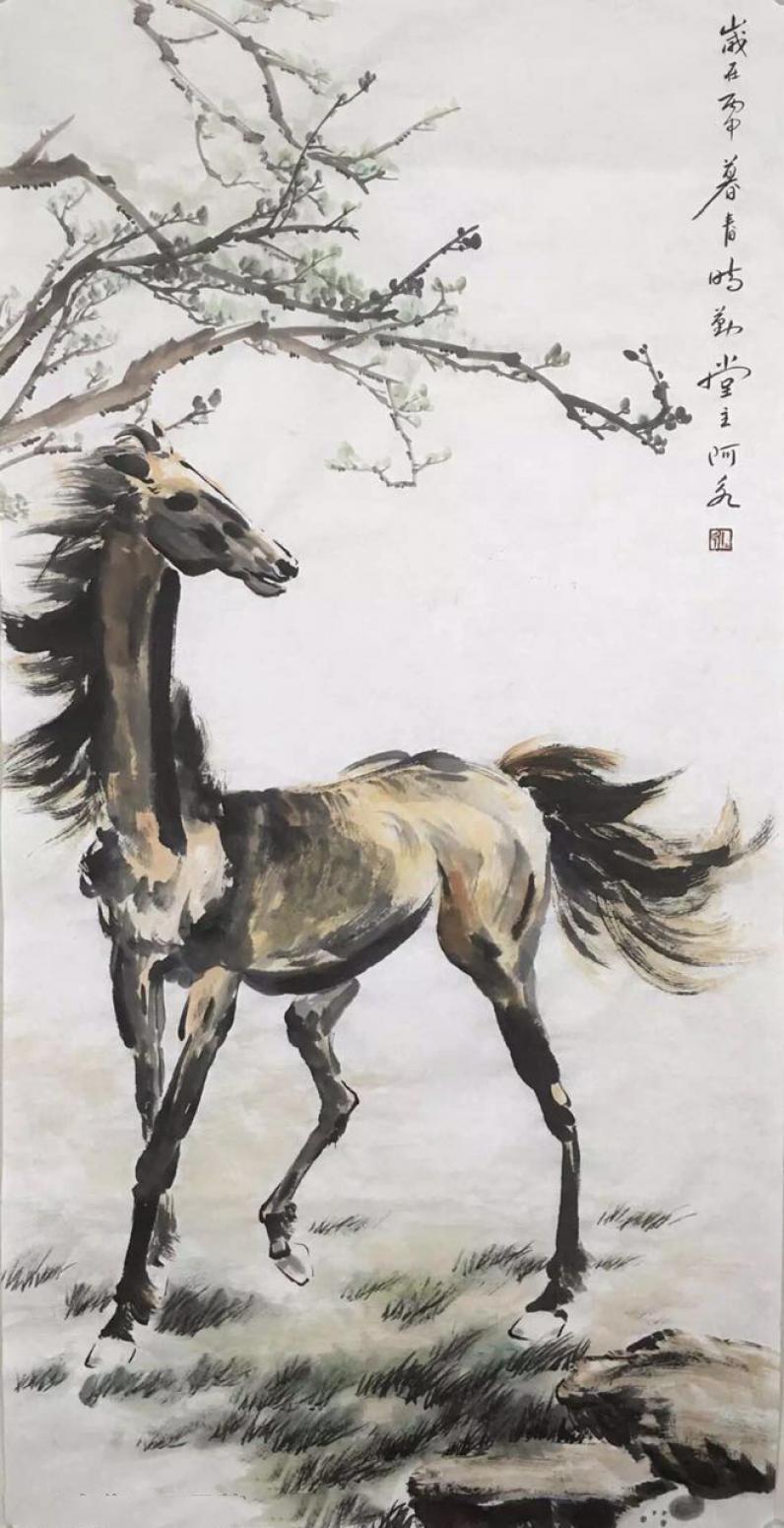 王君永國(guó)畫作品《【馬】作者王君永》【圖0】