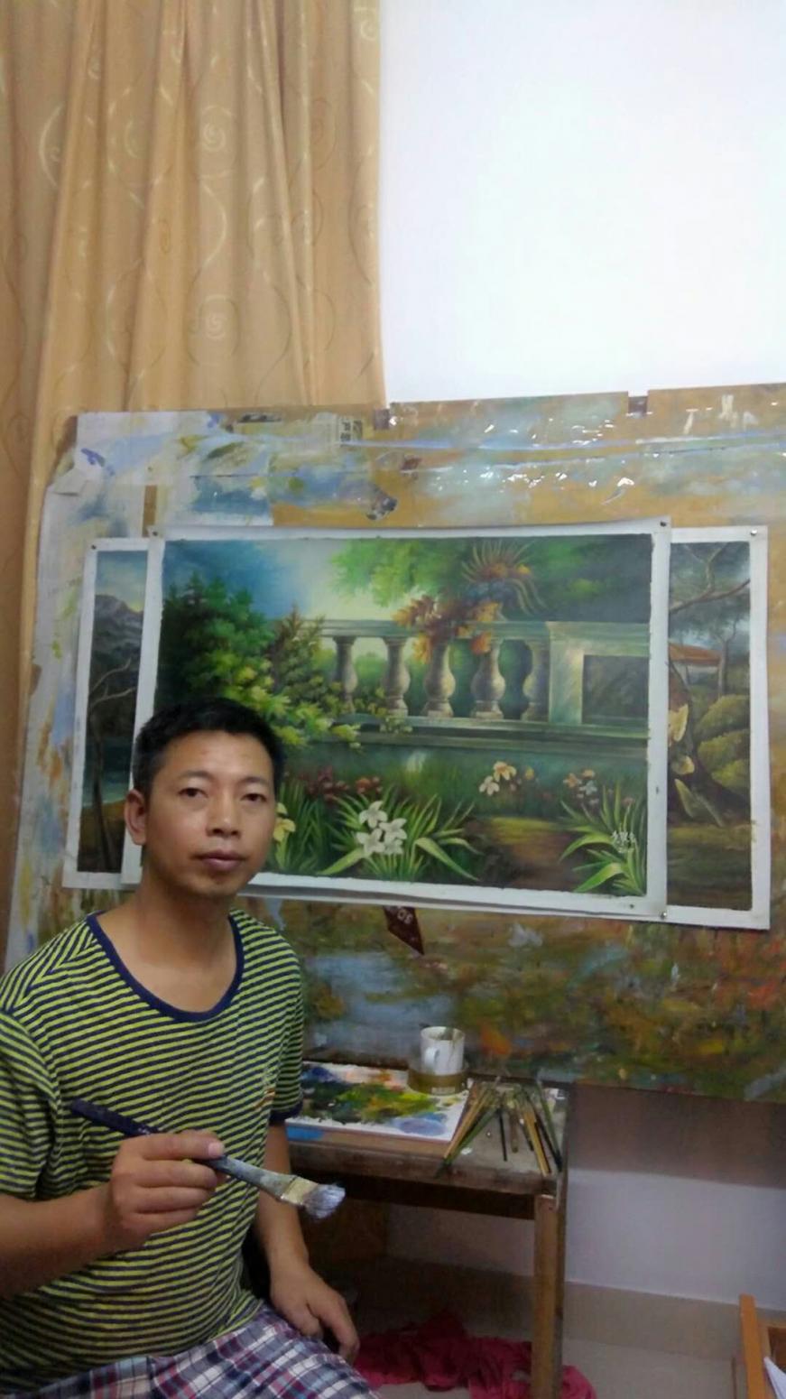 黃聯(lián)合油畫作品《油畫》【圖1】