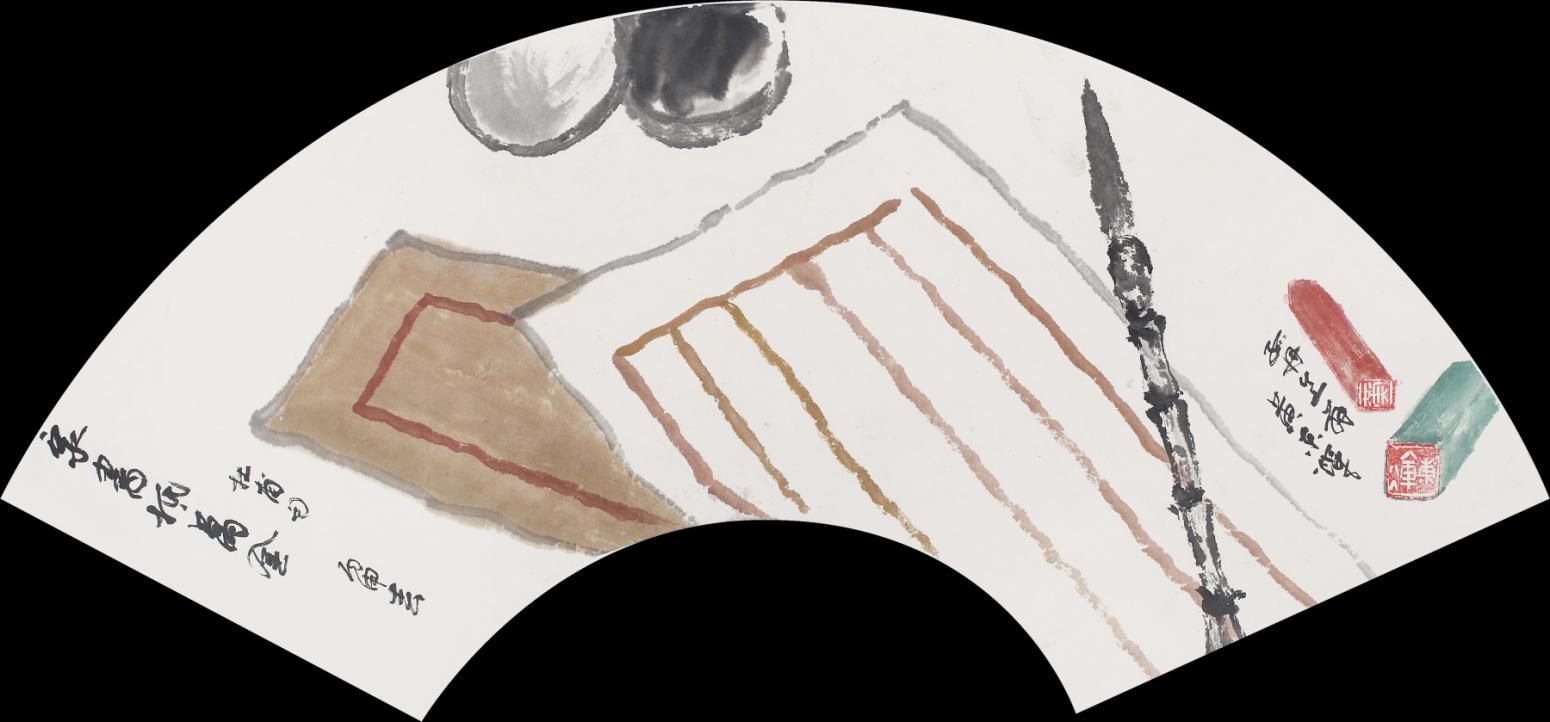 黃東輝國畫作品《【家書抵萬斤】作者.黃東輝》