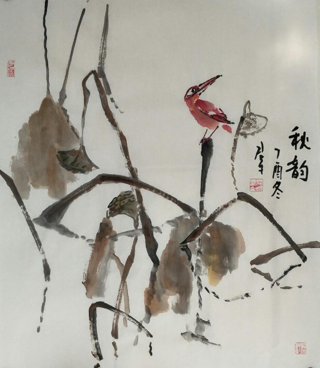 田君才國畫作品《秋韻》