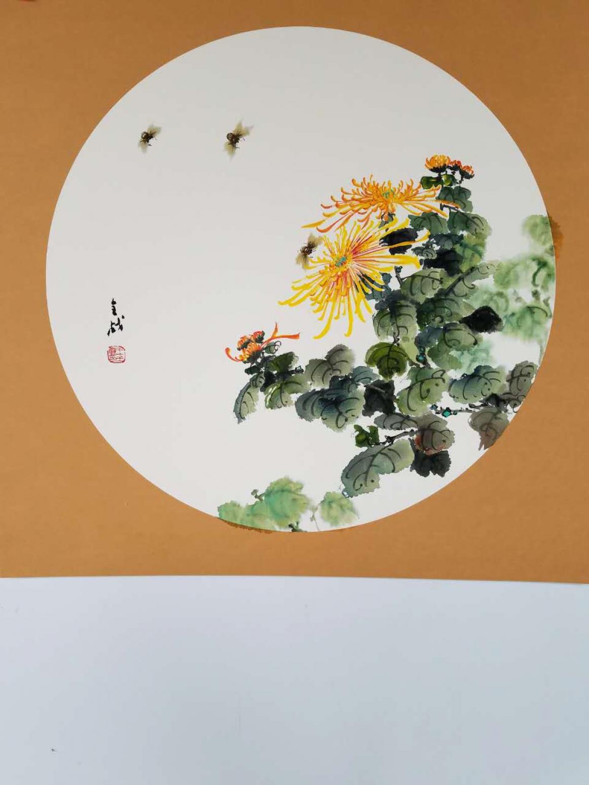王全戰(zhàn)國(guó)畫(huà)作品《秋》【圖3】