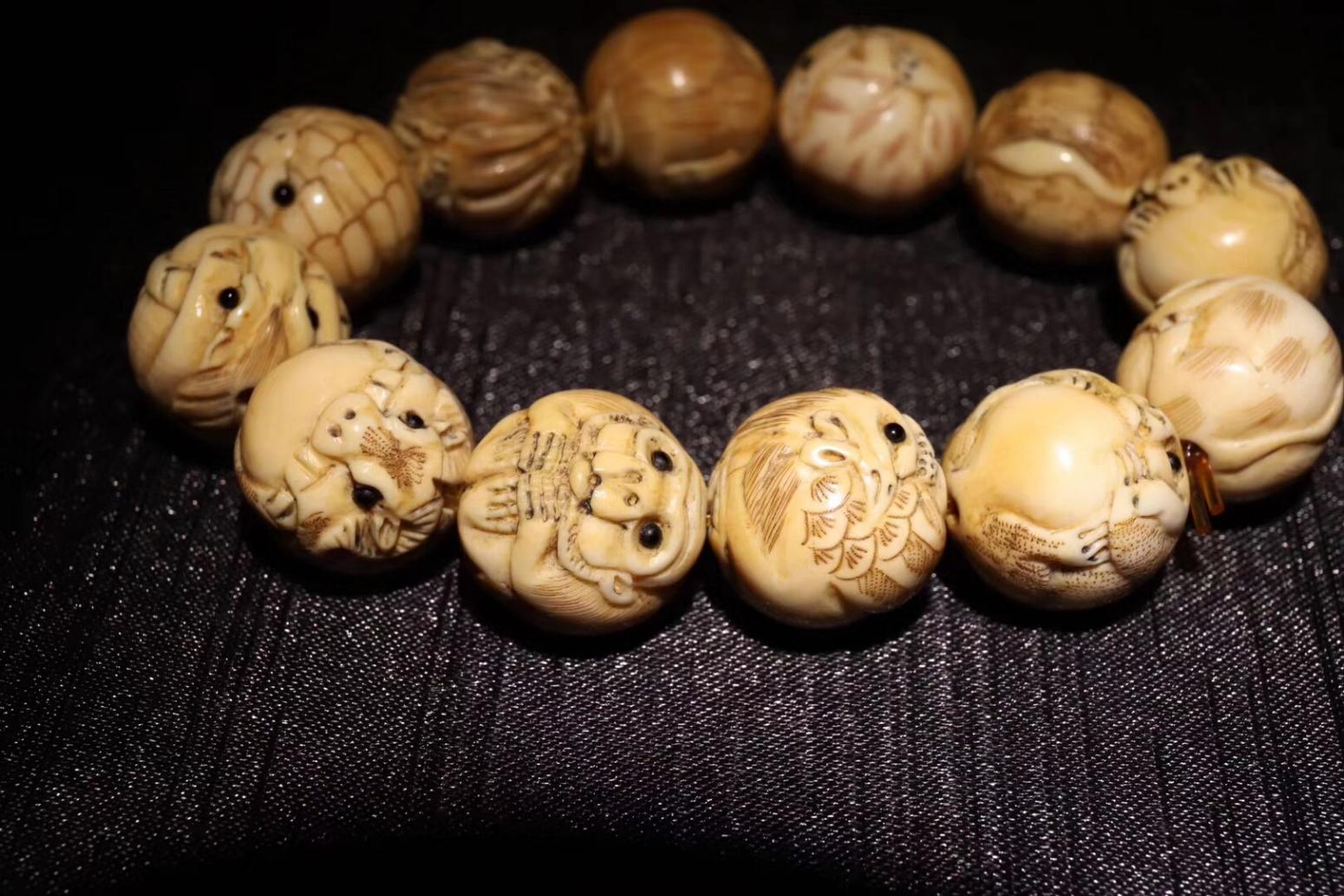 東方古玩城堡文玩雜項(xiàng)作品《牙雕12生肖》【圖2】
