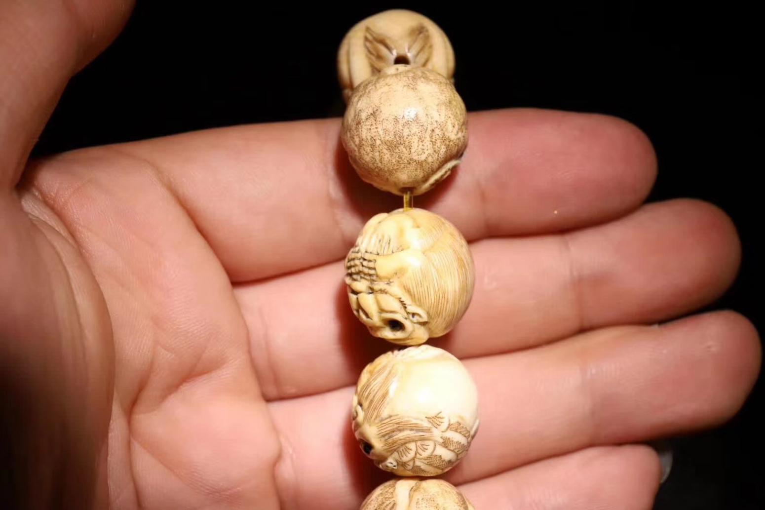 東方古玩城堡文玩雜項(xiàng)作品《牙雕12生肖》【圖5】