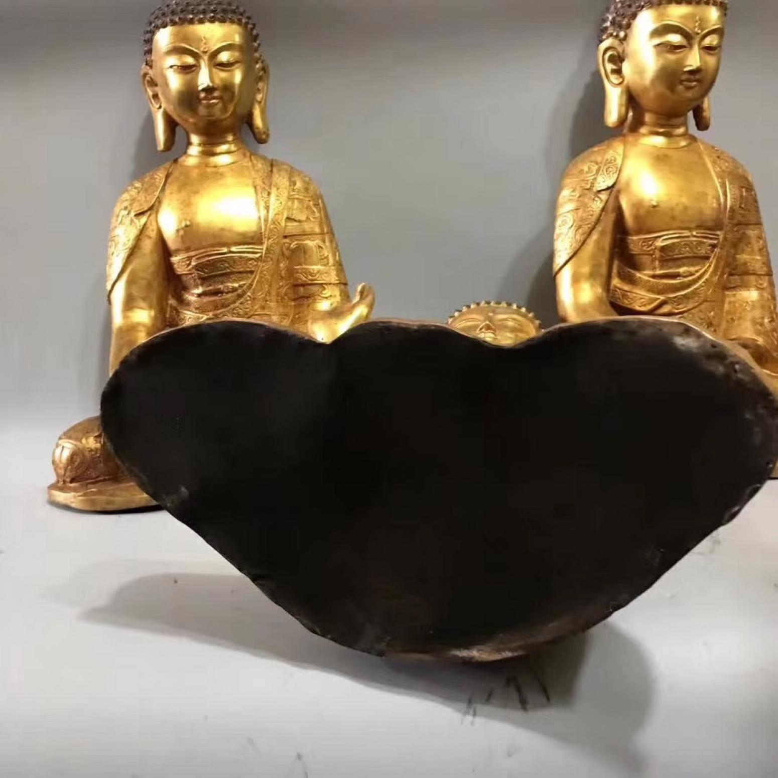 東方古玩城堡文玩雜項(xiàng)作品《三圣銅佛》【圖1】