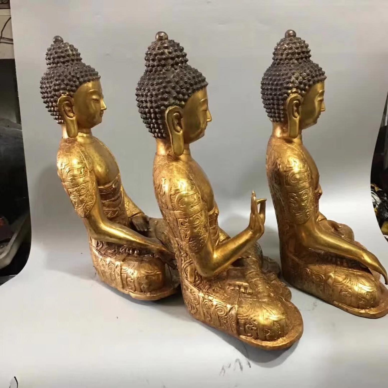 東方古玩城堡文玩雜項(xiàng)作品《三圣銅佛》【圖3】