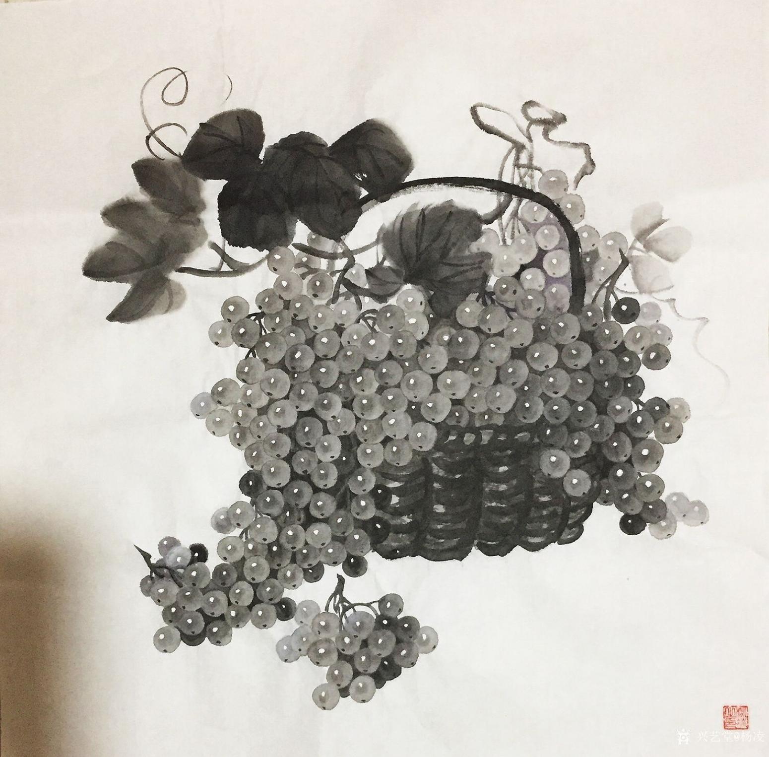 楊凌國(guó)畫作品《碩果》【圖0】