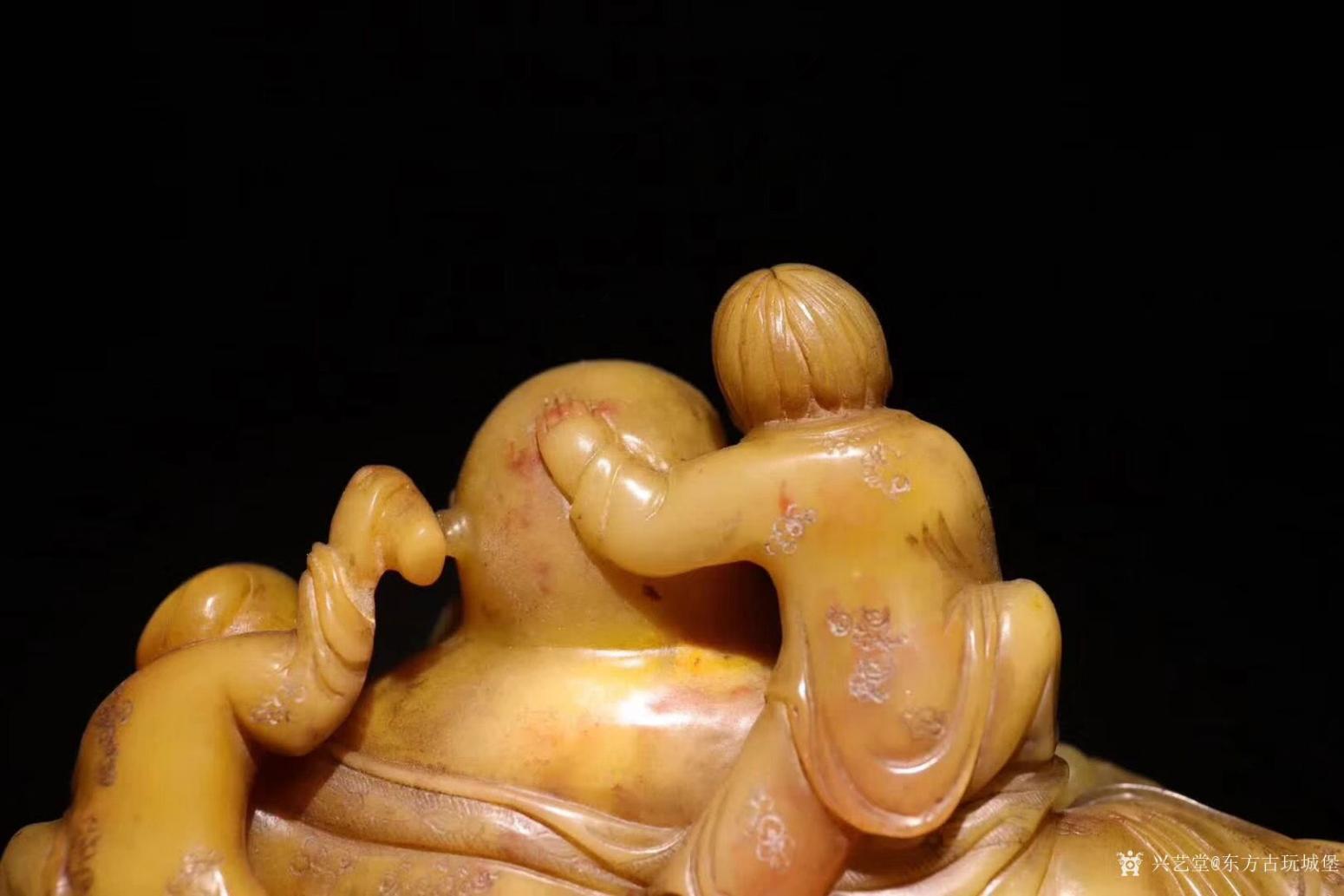 東方古玩城堡文玩雜項(xiàng)作品《黃田玉《五子戲佛》》【圖4】