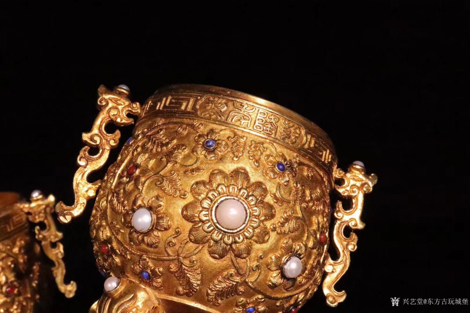 東方古玩城堡文玩雜項作品《三足象鼻杯》【圖0】