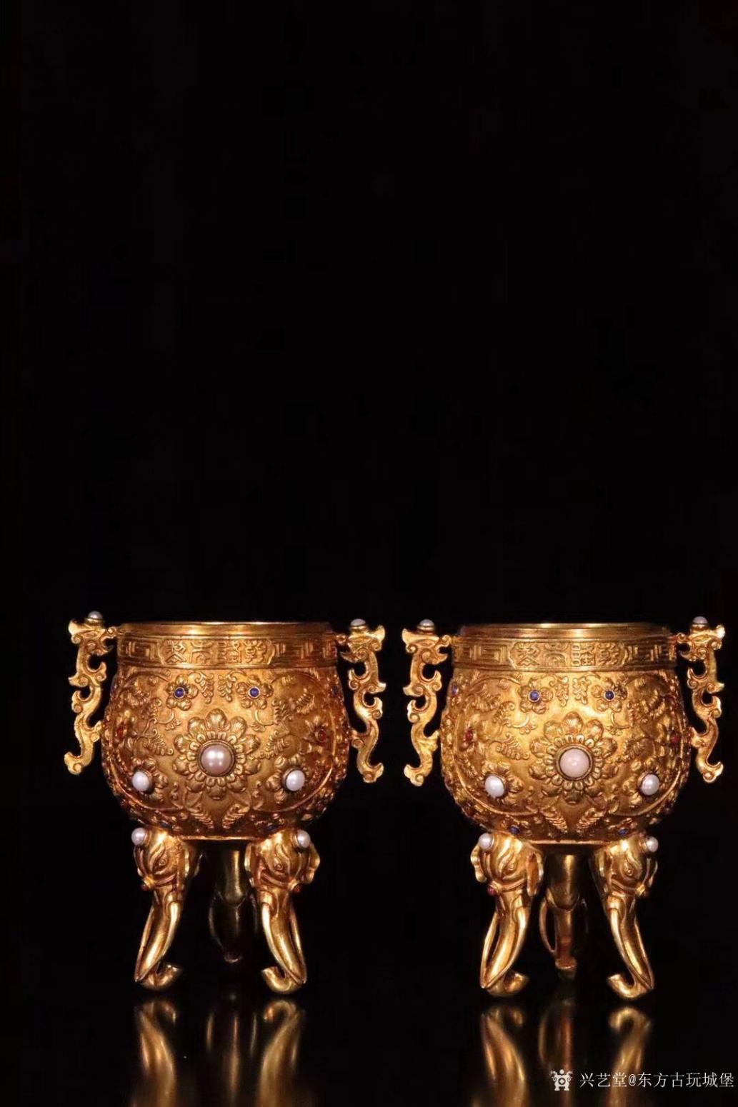 東方古玩城堡文玩雜項作品《三足象鼻杯》【圖4】