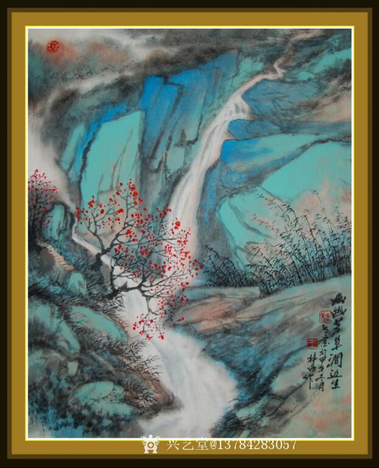 13784283057國(guó)畫作品《《白云悠悠長(zhǎng)木壽》》【圖3】
