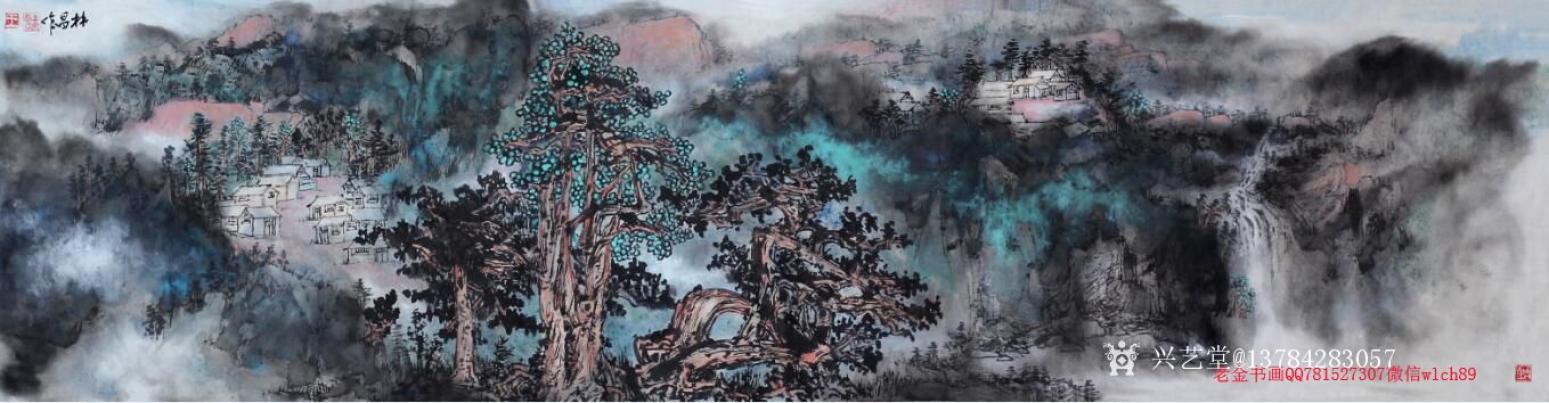 13784283057國(guó)畫作品《《白云悠悠長(zhǎng)木壽》》【圖5】