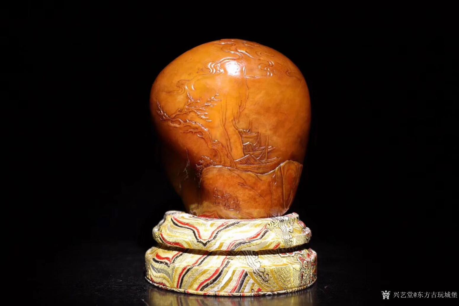 東方古玩城堡文玩雜項作品《田黃石雕》【圖0】