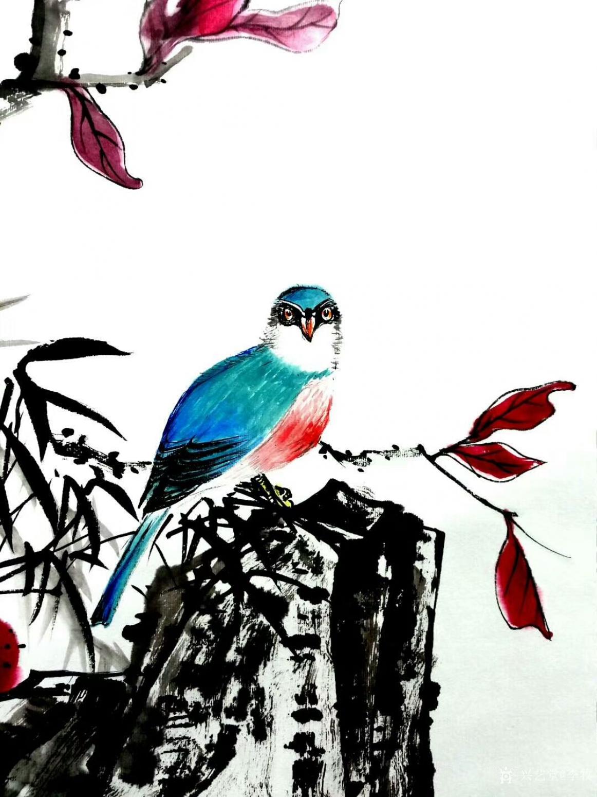 李牧國畫作品《碩果圖》【圖0】