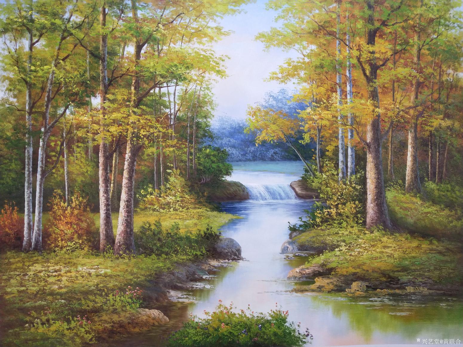 黃聯(lián)合油畫作品《風(fēng)景油畫》