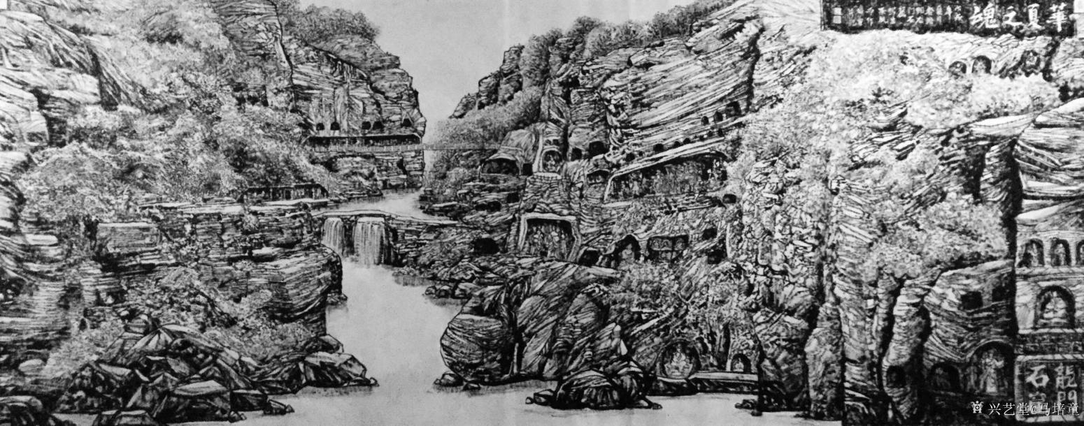 馬培童國(guó)畫(huà)作品《華夏之魂》
