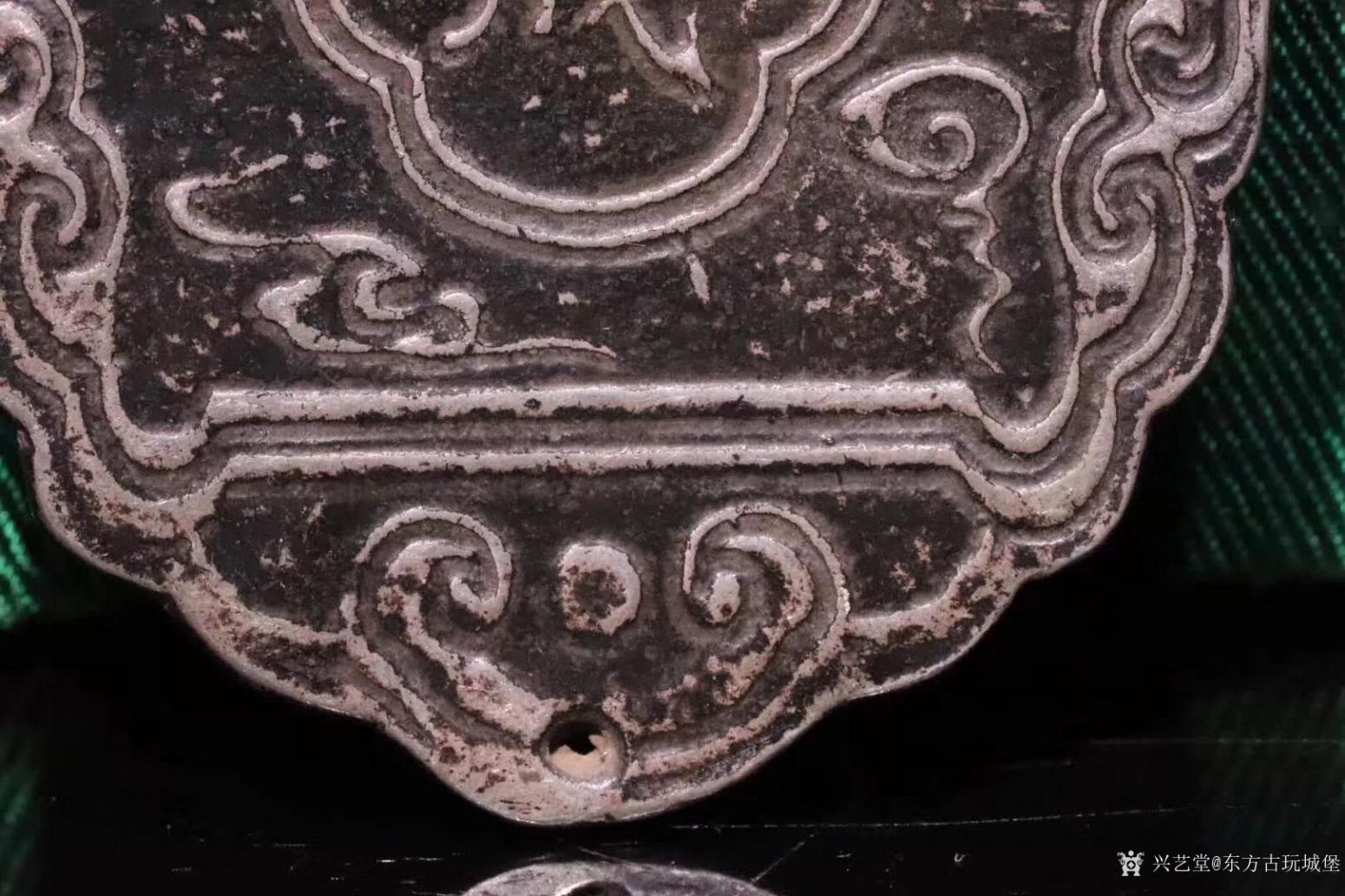 東方古玩城堡文玩雜項(xiàng)作品《清.純銀齋戒腰牌》【圖3】