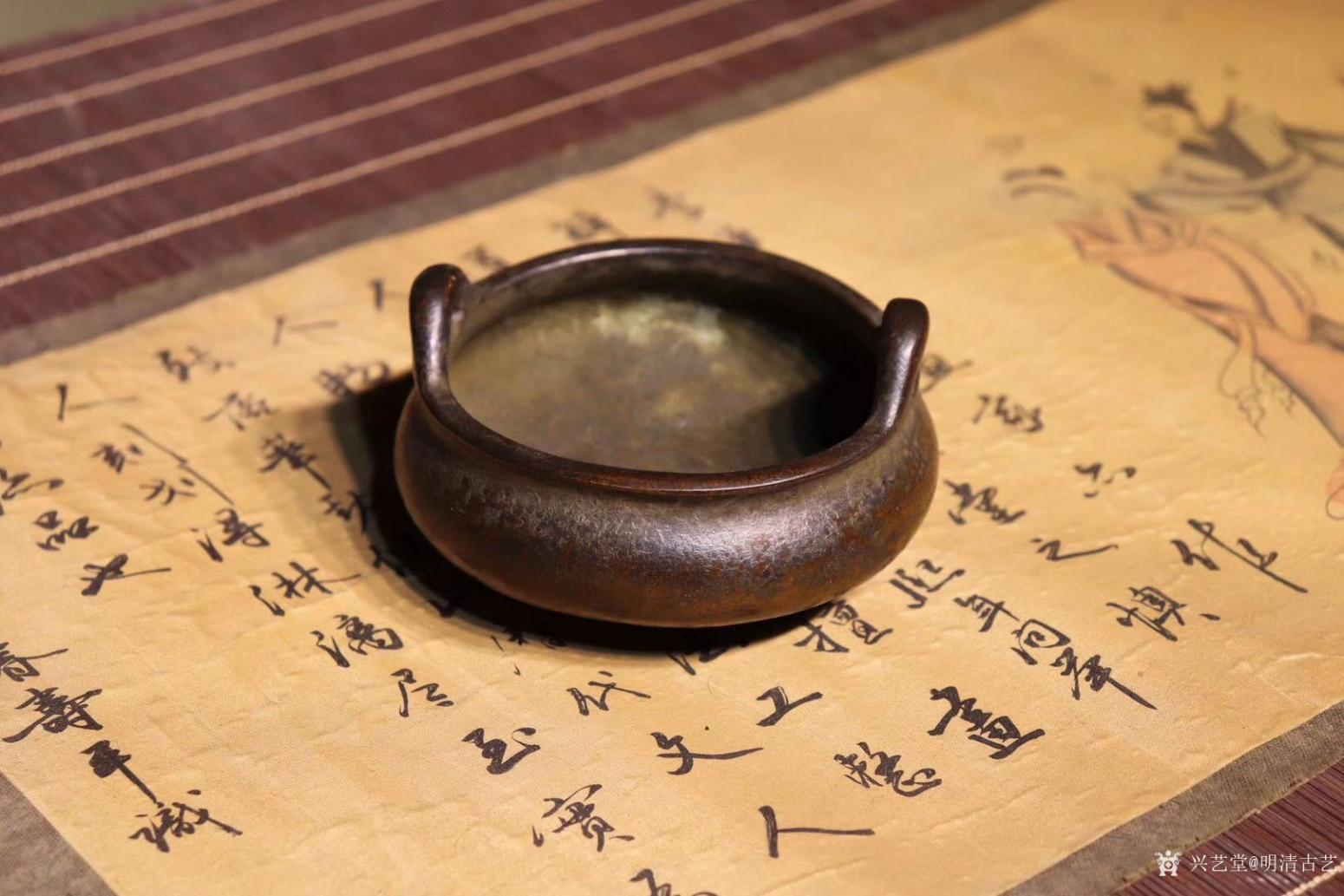 明清古藝文玩雜項(xiàng)作品《崇禎香爐》