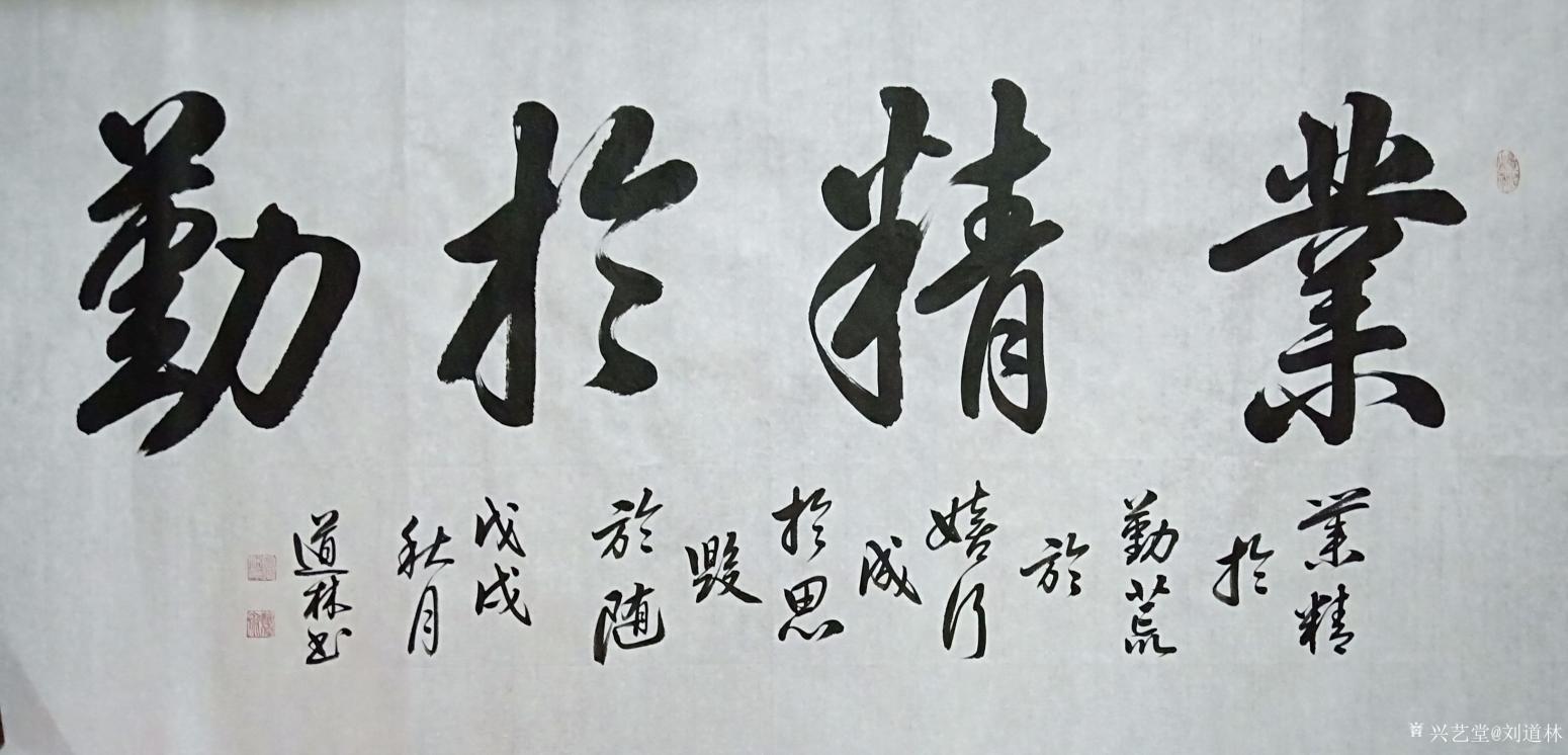 劉道林書法作品《業(yè)精于勤》