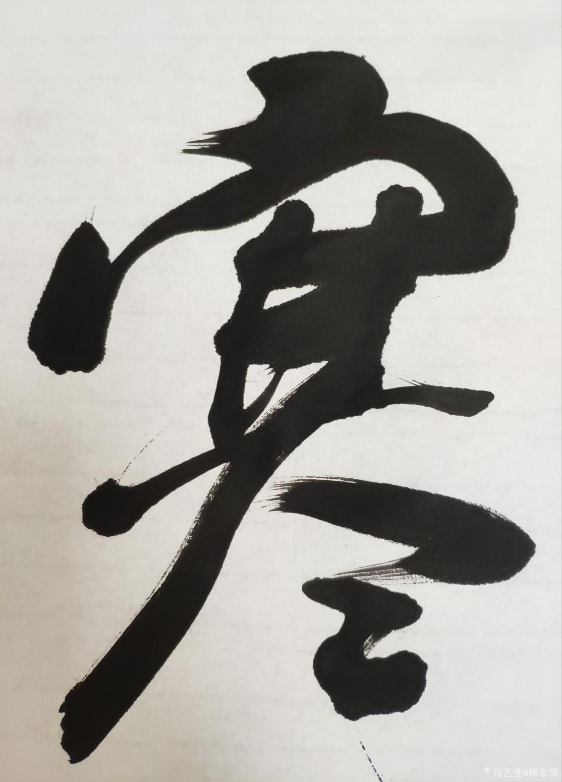 徐家康書法作品《草書唐杜耒詩一首》【圖1】