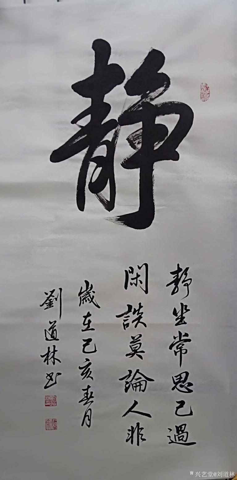 劉道林書(shū)法作品《靜》