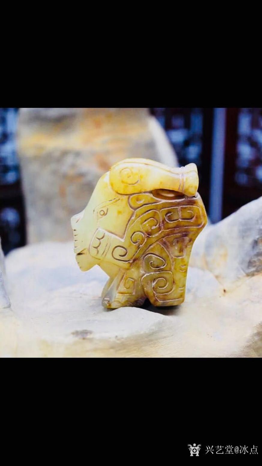 冰點(diǎn)文玩雜項(xiàng)作品《紅山文化盔甲武士》