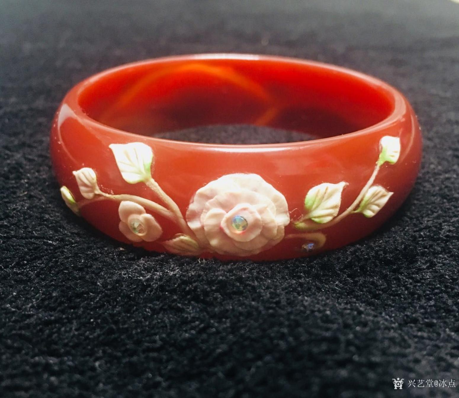 冰點(diǎn)文玩雜項(xiàng)作品《瑪瑙手鐲》